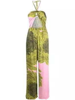 Themis Z комбинезон Phoebe с цветочным принтом, зеленый