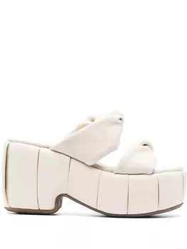 Themoir босоножки на платформе, нейтральный цвет