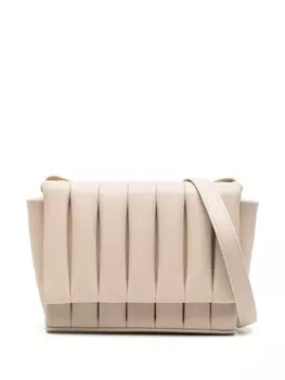 Themoir дутая сумка на плечо со вставками, нейтральный цвет