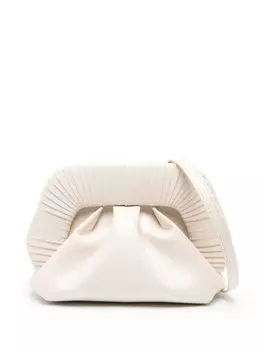 Themoir Gia Shiny Cordonia clutch bag, нейтральный цвет