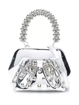 Themoir клатч Gea, серебряный