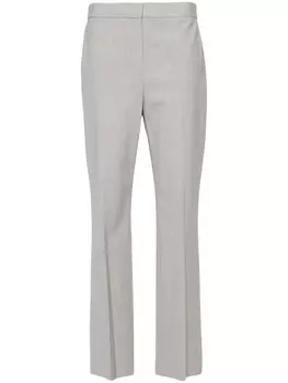 Theory брюки Treeca строгого кроя, серый