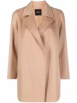 Theory двубортный блейзер, нейтральный цвет