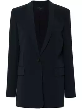 Theory однобортный пиджак, синий