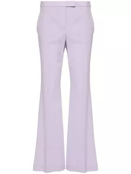 Theory расклешенные брюки Demitria с заниженной талией, фиолетовый