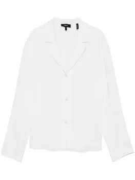 Theory шелковая рубашка, белый