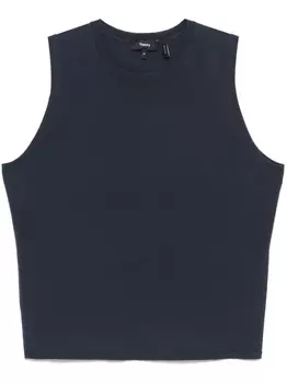 Theory шерстяной топ, синий