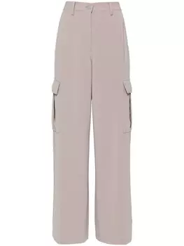 Theory широкие брюки карго, серый