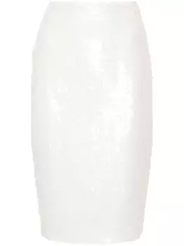 Theory юбка миди KL с пайетками, белый