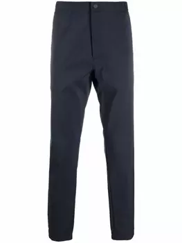 Theory зауженные брюки средней посадки, синий