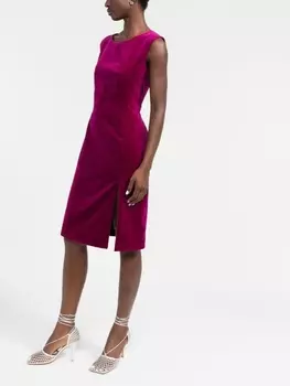 There Was One бархатное платье без рукавов, розовый