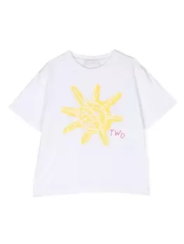 There Was One футболка с принтом, белый