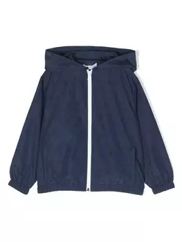 There Was One Kids худи с принтом, синий