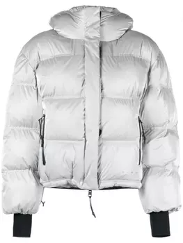 There Was One лыжная куртка на молнии с капюшоном, серый