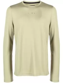 There Was One облегающий топ с длинными рукавами, зеленый