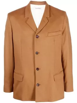 There Was One однобортный пиджак строгого кроя, черный