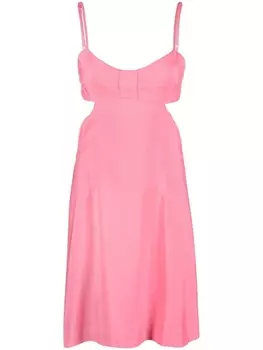 There Was One платье мини с вырезом, розовый
