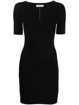 There Was One платье мини с короткими рукавами, черный