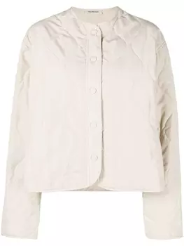 There Was One пуховик на пуговицах, нейтральный цвет