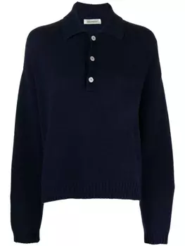 There Was One рубашка поло из джерси, синий