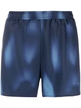 There Was One спортивные шорты с эффектом градиента, синий