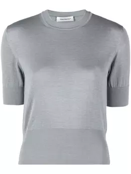 There Was One трикотажный топ с открытой спиной, серый