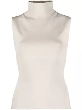 There Was One трикотажный топ с открытой спиной, серый