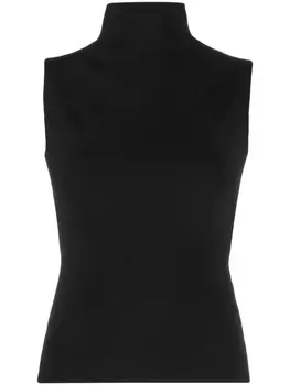 There Was One трикотажный топ с открытой спиной, черный