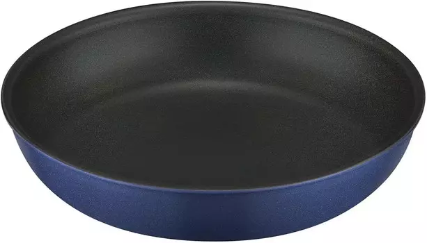 Thermos KVC-026 Сковорода IBL Durable Series со съемной ручкой, 10,2 дюйма (26 см), для газовых плит, цвет индиго, Indigo Blue