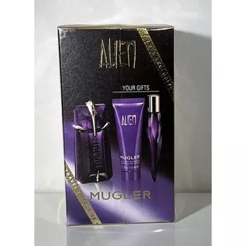 Thierry Mugler Подарочный набор Alien Mugler EDP и лосьон для тела 60 мл 2 унции EDP 10 мл 0,3 унции EDP 50 мл 1,7 унции лосьон для тела