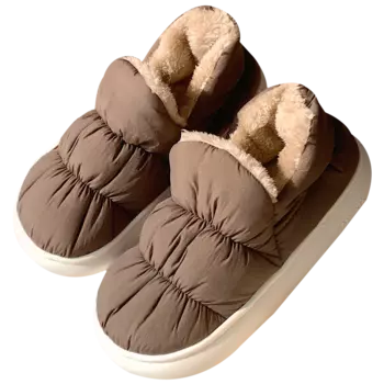 Thin strips Бытовые тапочки тонкие полоски, Темно коричневый