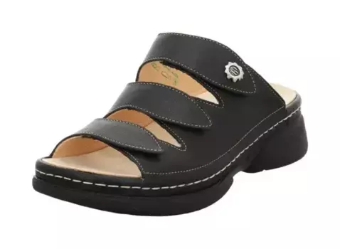 Think! Мюли "CAMBIO", блочный каблук, летняя обувь, тапочки со съемной стелькой, черный