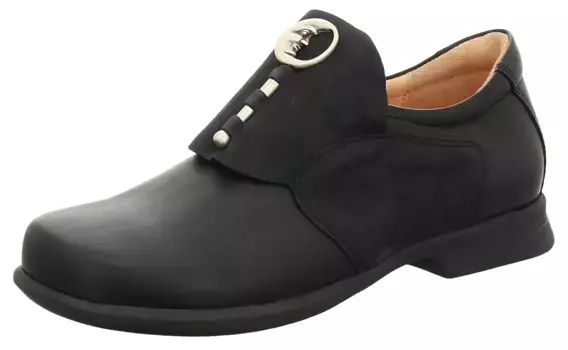 Think! Тапочки "PENSA", праздничные, удобные, полуботинки с мягкой пяткой, черный