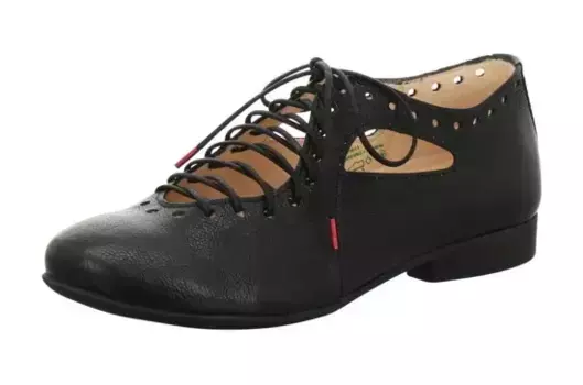 Think! Туфли на шнуровке "GUAD2", с модной шнуровкой, повседневная обувь, полуботинки, туфли на шнуровке, черный