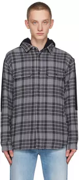 Thisisneverthat Серо-черная рубашка FCP