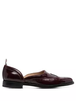 Thom Browne балетки RWB Brogues, красный