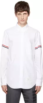 Thom Browne Белая полосатая рубашка