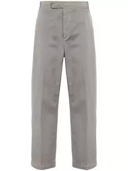 Thom Browne брюки чинос с полосками RWB, серый