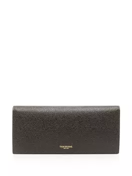 Thom Browne бумажник с логотипом, коричневый