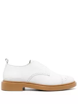 Thom Browne cap-top Derby shoes, белый