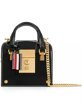 Thom Browne chain strap Mrs. Thom tiny bag, черный