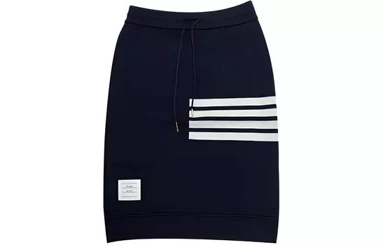 THOM BROWNE Длинная юбка женская повседневная темно-синие