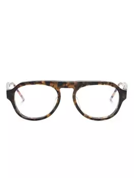 Thom Browne Eyewear очки-навигаторы, коричневый