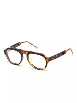 Thom Browne Eyewear очки-навигаторы, коричневый