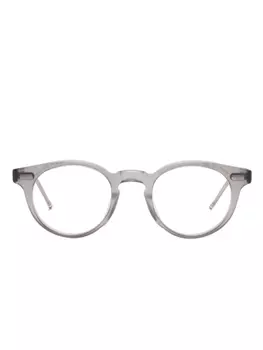 Thom Browne Eyewear очки с полосками RWB, серый