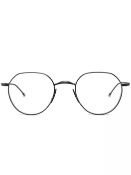 Thom Browne Eyewear очки в круглой оправе, черный