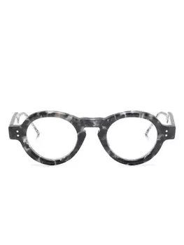 Thom Browne Eyewear очки в круглой оправе, серый