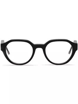 Thom Browne Eyewear очки в круглой оправе, черный