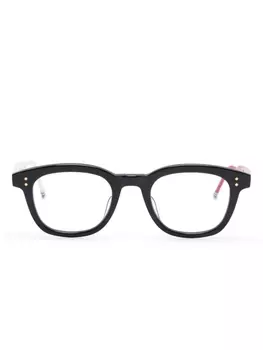 Thom Browne Eyewear очки в квадратной оправе, красный