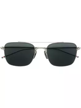 Thom Browne Eyewear солнцезащитные очки-пилоты TB120, черный